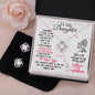 To Daughter, Love Mom - Custom Heart Design