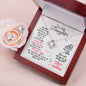 To Daughter, Love Mom - Custom Heart Design
