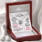 To Daughter, Love Mom - Custom Heart Design