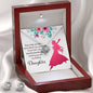 To Daughter-Every Step You Take - Custom Heart Design