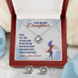 To Military Daughter, Love Dad - Custom Heart Design