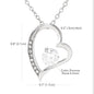Forever Love Heart Necklace for Grandma | Custom Heart Design