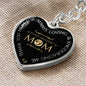 Thank you Mom for loving me - Custom Heart Design