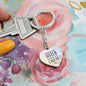 Always my sister, forever my friend-Keychain - Custom Heart Design