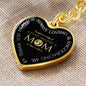 Thank you Mom for loving me - Custom Heart Design