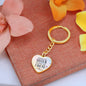 Always my sister, forever my friend-Keychain - Custom Heart Design