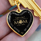 Thank you Mom for loving me - Custom Heart Design