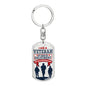 I am a Veteran-Keychain - Custom Heart Design