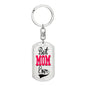 Best Mom Ever- Keychain - Custom Heart Design