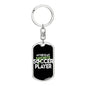 My favorite soccer player-Keychain - Custom Heart Design