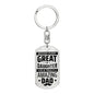Behind every great daughter, is an amazing Dad. - Custom Heart Design