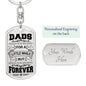 Dads hold our hearts forever - Custom Heart Design