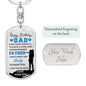 Happy Birthday Dad, From Son. - Custom Heart Design