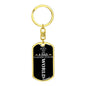Dad, You are our world-Keychain - Custom Heart Design