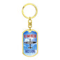 American Mustang-Keychain - Custom Heart Design