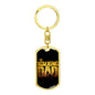 The Walking Dad-Keychain - Custom Heart Design