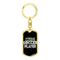 My favorite soccer player-Keychain - Custom Heart Design