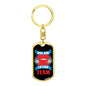 Dad Bod Lifting Team- Keychain - Custom Heart Design