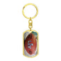 Tag Keychain- LV Football - Custom Heart Design