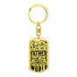 To Our Family You Are The World-Keychain - Custom Heart Design