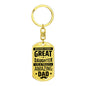 Behind every great daughter, is an amazing Dad. - Custom Heart Design