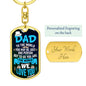 You are our world-Keychain - Custom Heart Design
