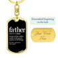 Father Noun-Keychain - Custom Heart Design