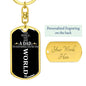 Dad, You are our world-Keychain - Custom Heart Design
