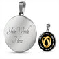 Wedding Band Necklace - Custom Heart Design
