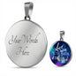 Love you to the moon & back Necklace - Custom Heart Design