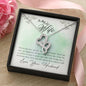 Double Hearts Necklace for Wife | Custom Heart Design