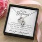 Double Hearts Necklace for Girlfriend | Custom Heart Design