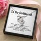 Double Hearts Necklace for Girlfriend | Custom Heart Necklace