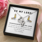 Eloise Double Hearts Necklace for Granddaughter | Custom Heart Design