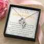 Double Hearts Necklace for Grandmother | Custom Heart Design