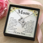 Double Hearts Necklace for Mother From Son | Custom Heart Design