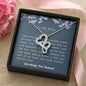 Meaningful Double Hearts Necklace for Wife | Custom Heart Design