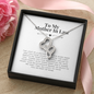 Double Hearts Necklace for Mother In Law | Custom Heart Design