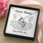 Double Hearts Necklace for Mother's Day | Custom Heart Design
