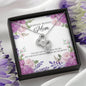 Meaningful Double Hearts Necklace for Bonus Mom | Custom Heart Design