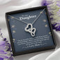 Meaningful Double Hearts Necklace for Daughter | Custom Heart Design