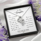 Meaningful Double Hearts Necklace for Daughter | Custom Heart Design