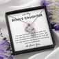 Meaningful Double Hearts Necklace for Daughter | Custom Heart Design