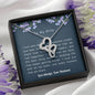 Meaningful Double Hearts Necklace for Wife | Custom Heart Design