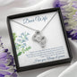 Double Hearts Necklace for Wife | Custom Heart Design