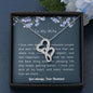 Meaningful Double Hearts Necklace for Wife | Custom Heart Design