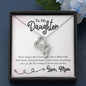 Meaningful Double Hearts Necklace for Daughter | Custom Heart Design