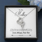 Double Hearts Necklace for Mother From Son | Custom Heart Design