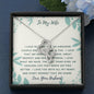Meaningful Double Hearts Necklace for Wife | Custom Heart Design