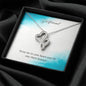 Double Hearts Necklace for Girlfriend | Custom Heart Design